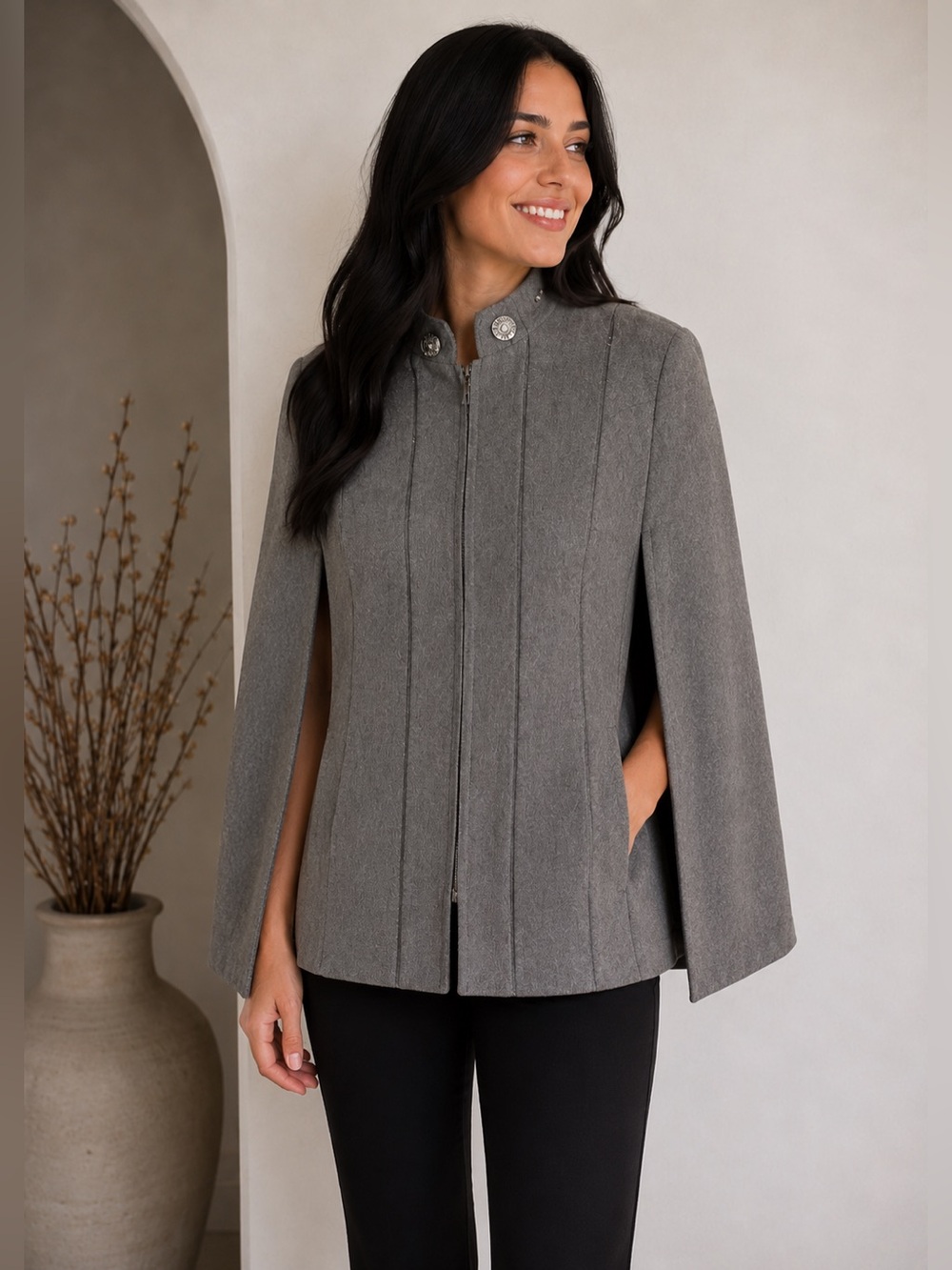 ✨ NWOT WHBM Wool Blend Cape Jacket | Size S | NWT RRP $220
